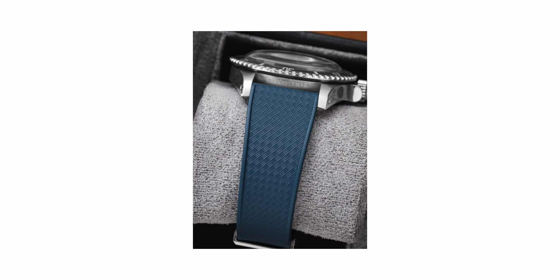 Delugs CTS Tropical Blue Rubber Strap - Image 3