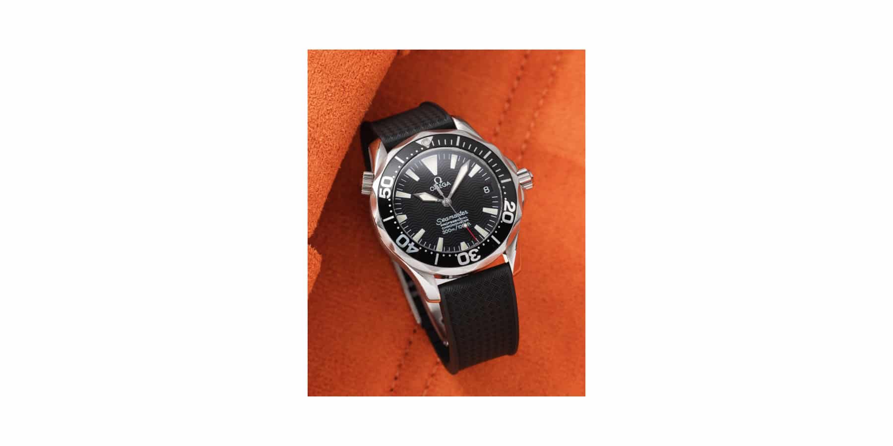 Delugs CTS Tropical Black Rubber Strap - Image 2