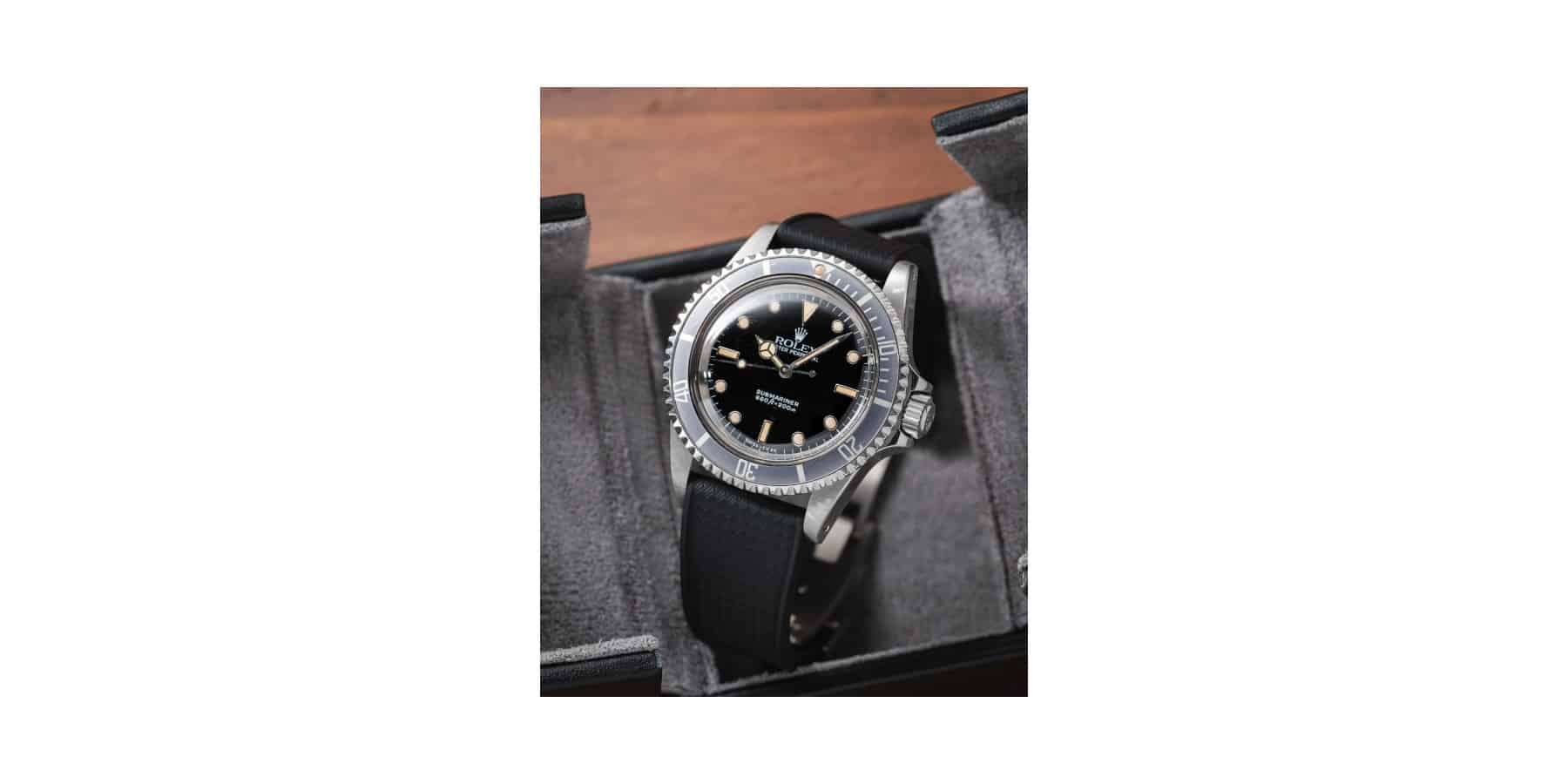 Delugs CTS Tropical Black Rubber Strap - Image 3