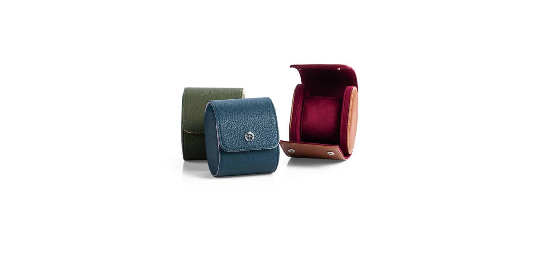 Karoni 1-Watch Leather Travel Case by Kronokeeper