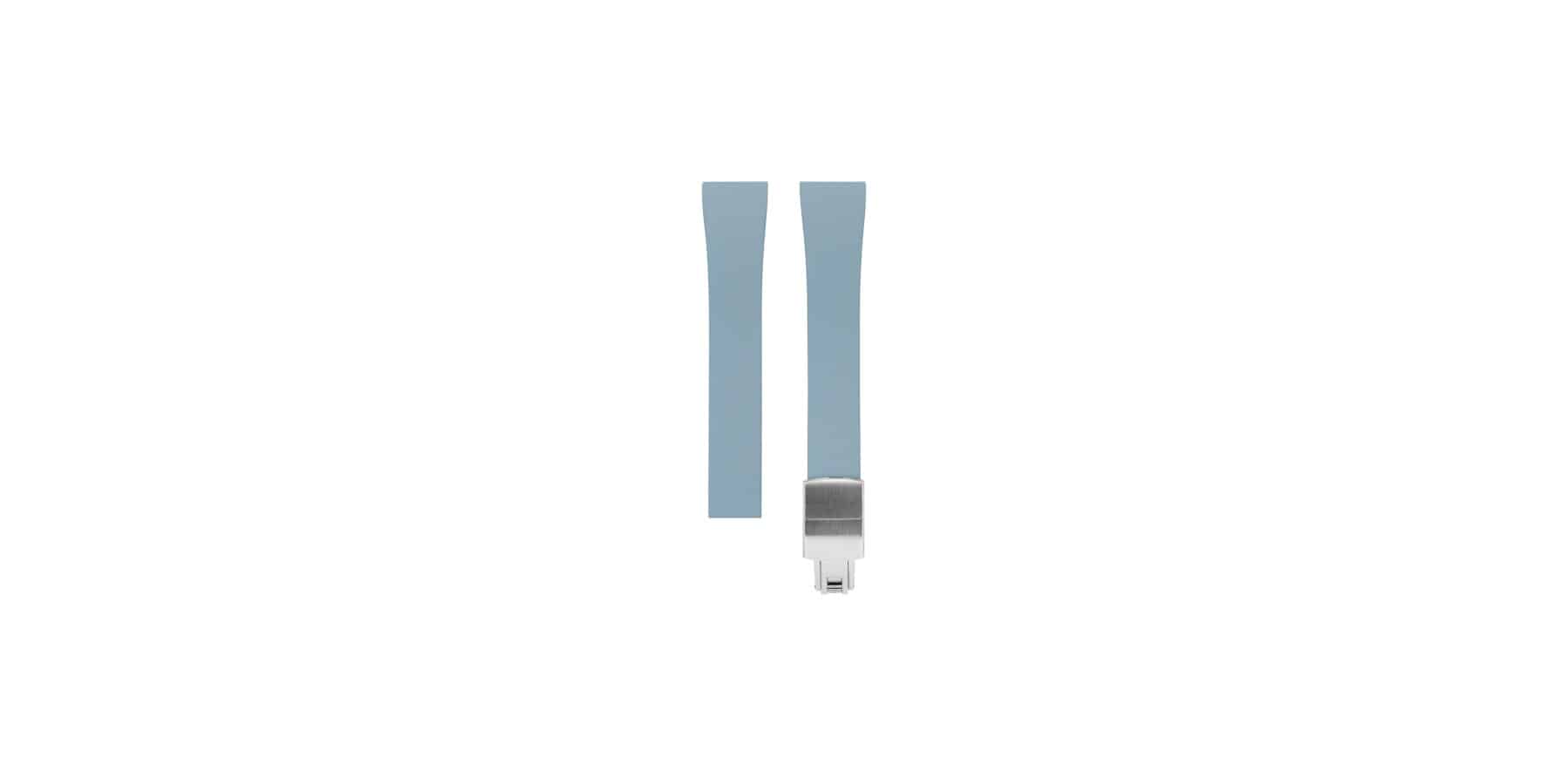Delugs CTS Rubber Watch Strap Light Blue