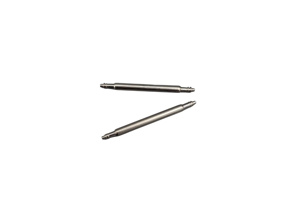 Classic stainless steel spring bars for 1.8 mm thick watch straps