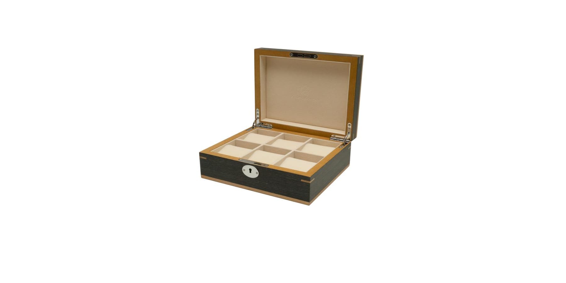 Clipperton Kronokeeper Grey Wood 6-Watch Box