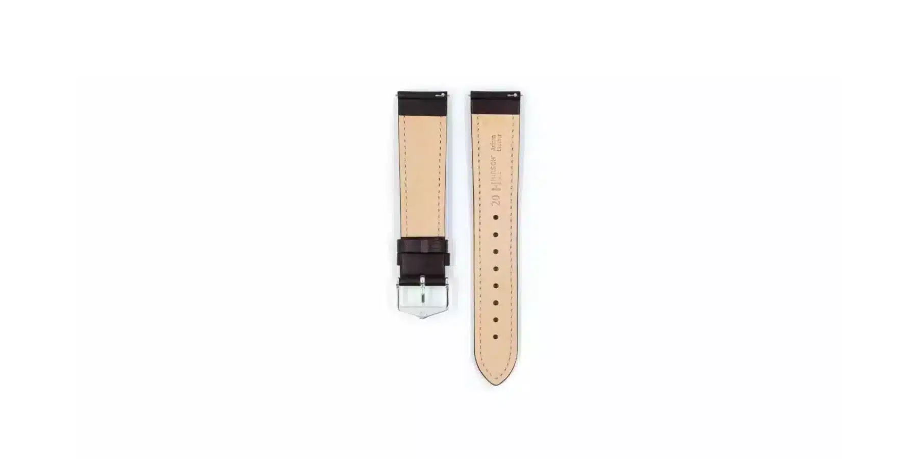 Hirsch Kent Calf Leather Watch Strap<br/> - Image 3