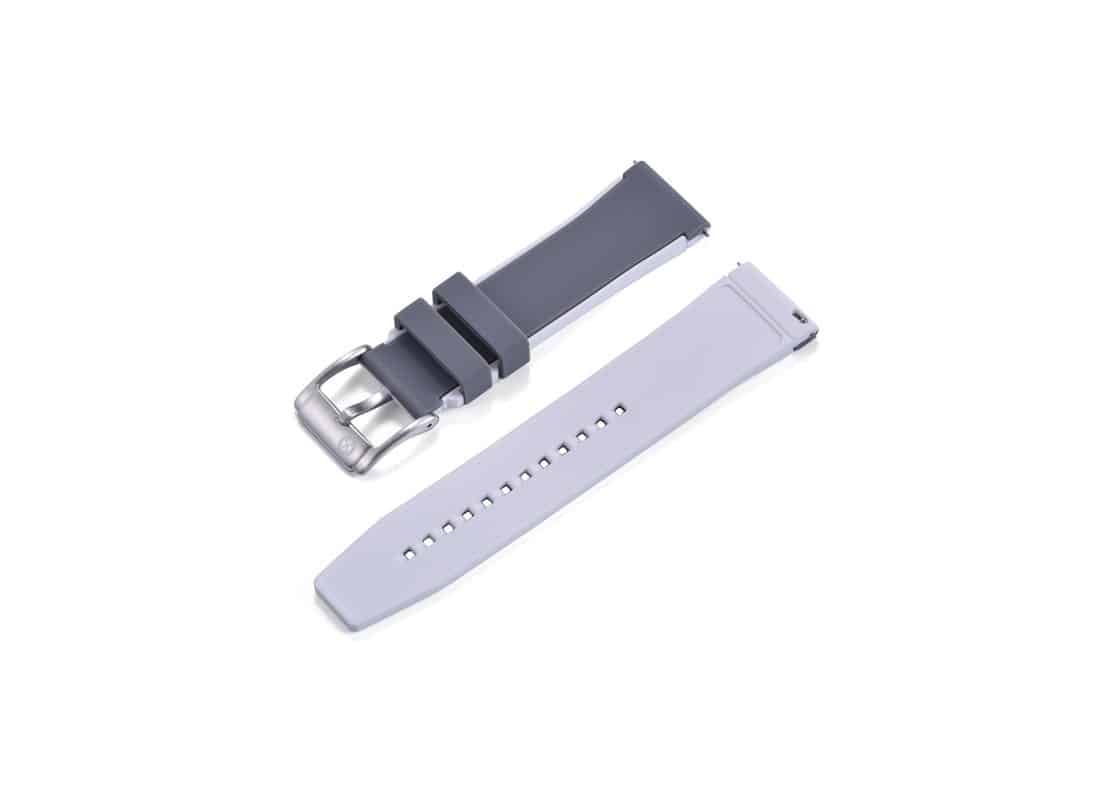Bracelet de montre Blancpain x Swatch en caoutchouc bicolore KronoKeeper – Image 8