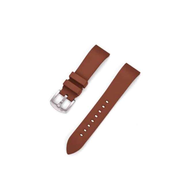 Bracelet de montre en caoutchouc marron KronoKeeper
