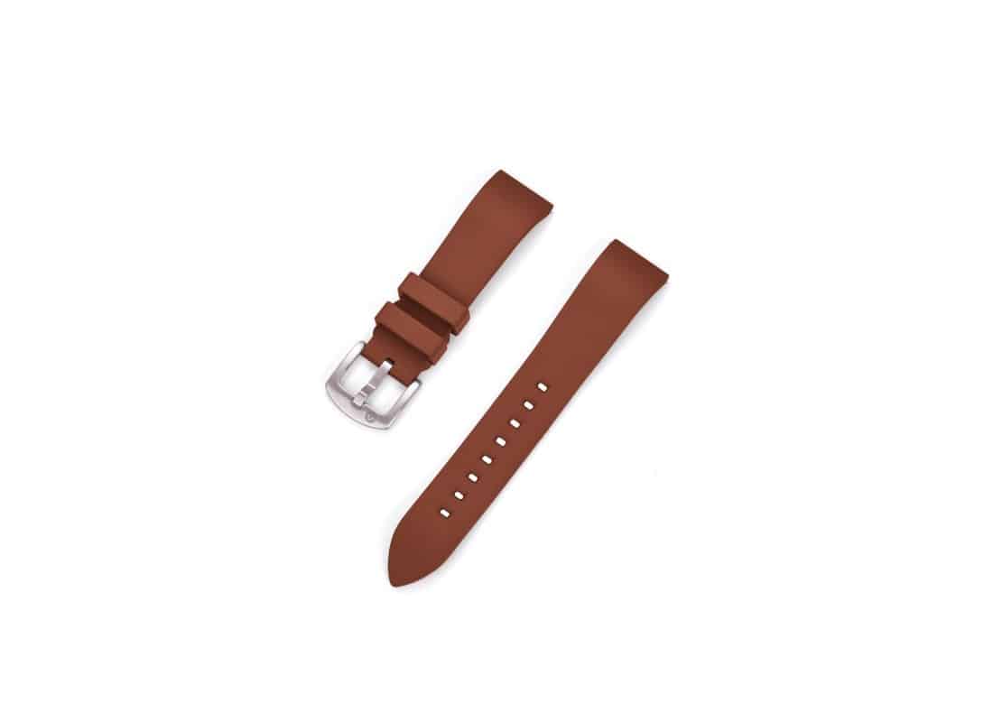 Bracelet montre en caoutchouc noir KronoKeeper – Image 4