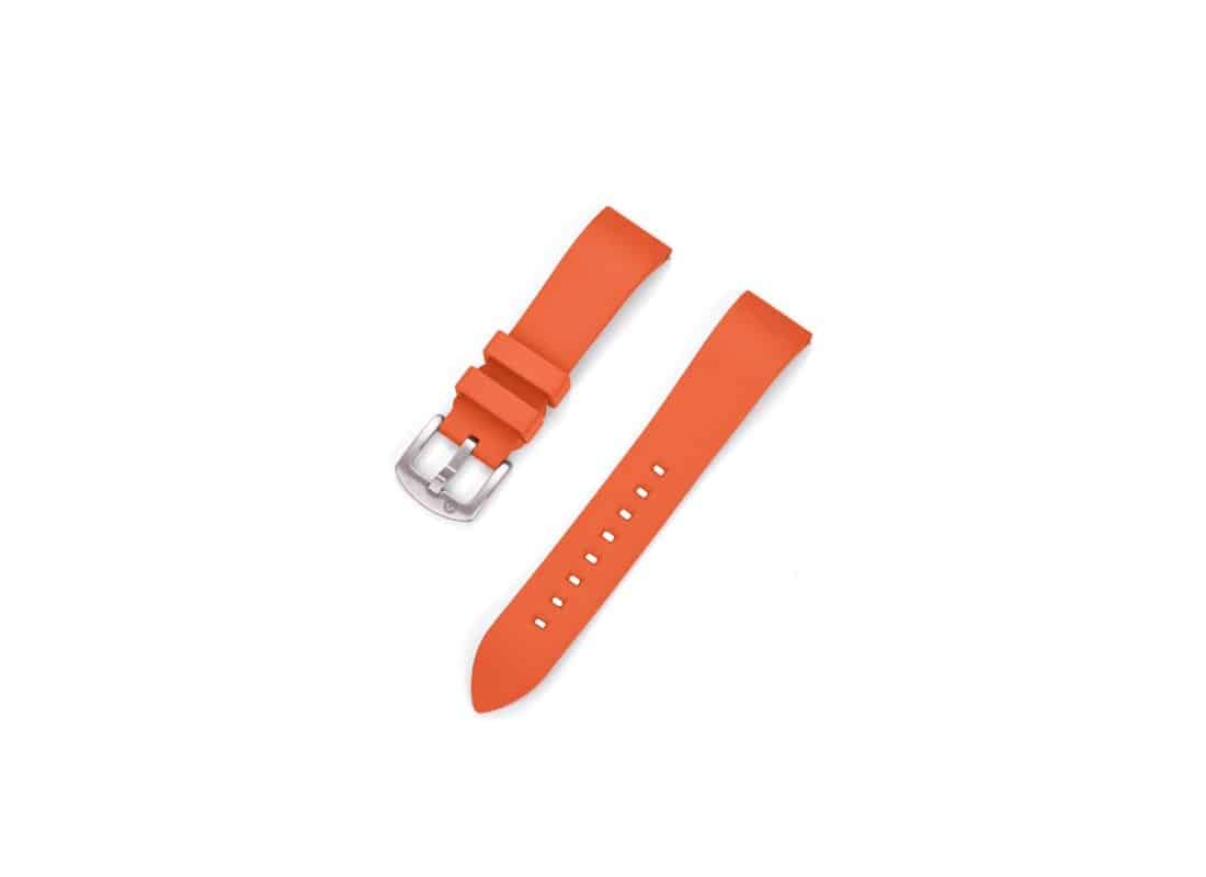 Bracelet montre en caoutchouc noir KronoKeeper – Image 6