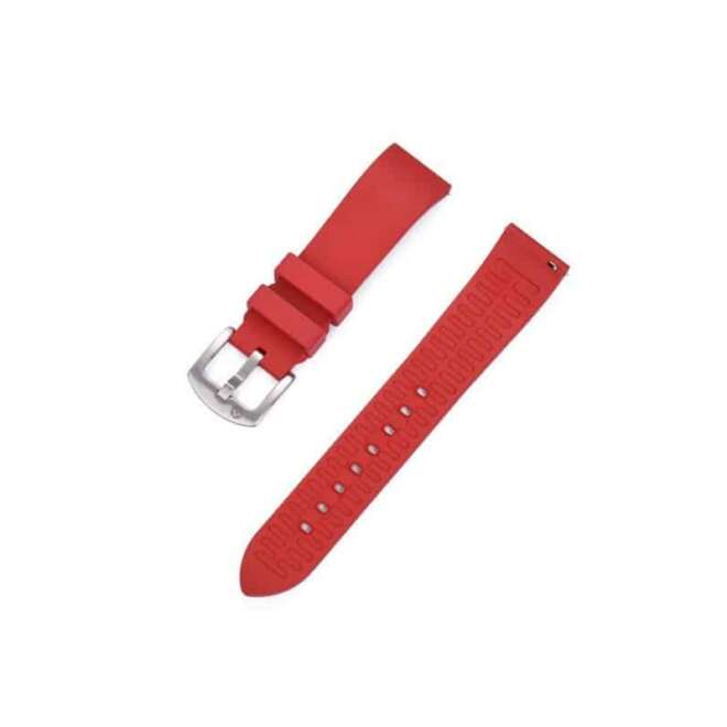 Bracelet montre en caoutchouc rouge KronoKeeper