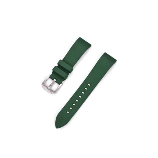 Bracelet montre en caoutchouc vert KronoKeeper