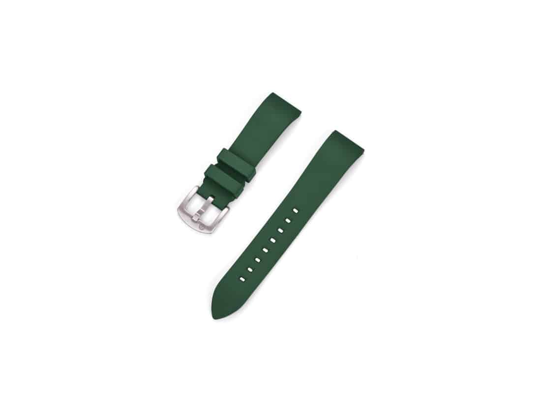 Bracelet montre en caoutchouc noir KronoKeeper – Image 3