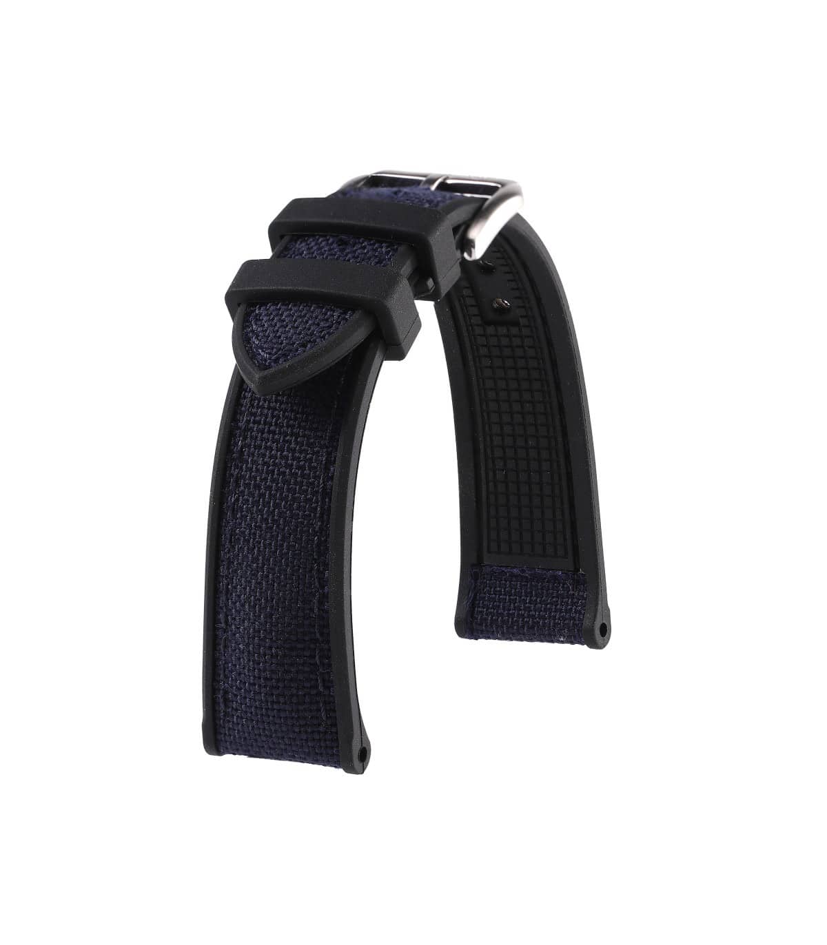 KronoKeeper Marius Blue FKM Rubber and Cordura Nylon Watch Strap