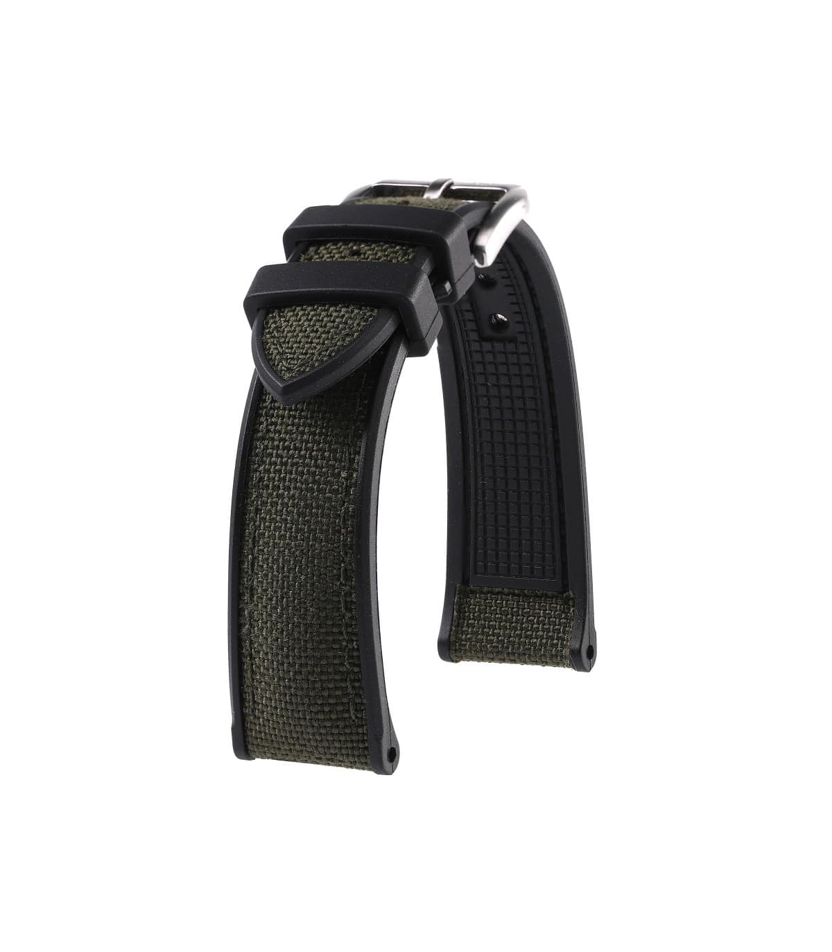 Green Cordura-finish FKM rubber strap KronoKeeper Marius
