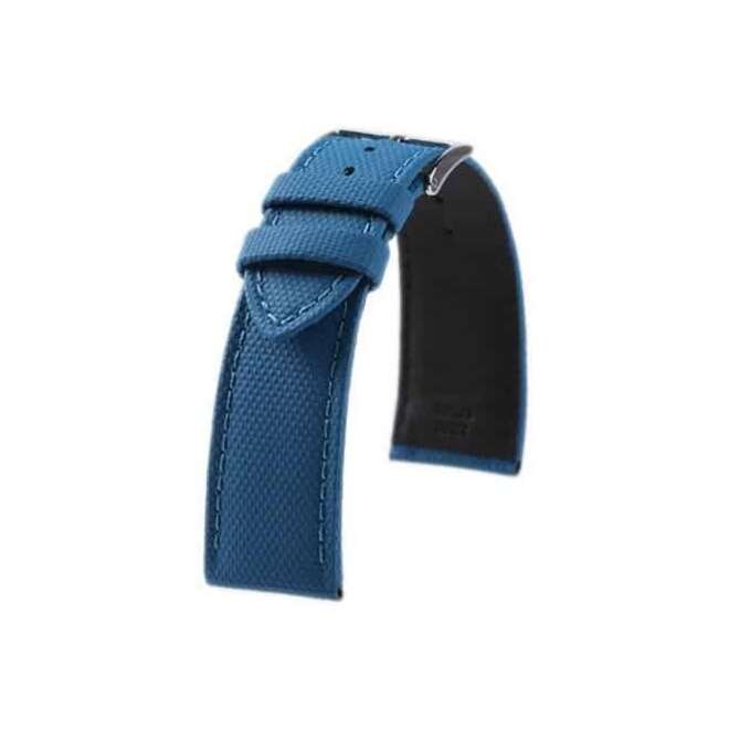 Bracelet montre en caoutchouc effet tissé indigo Kronokeeper Rubens