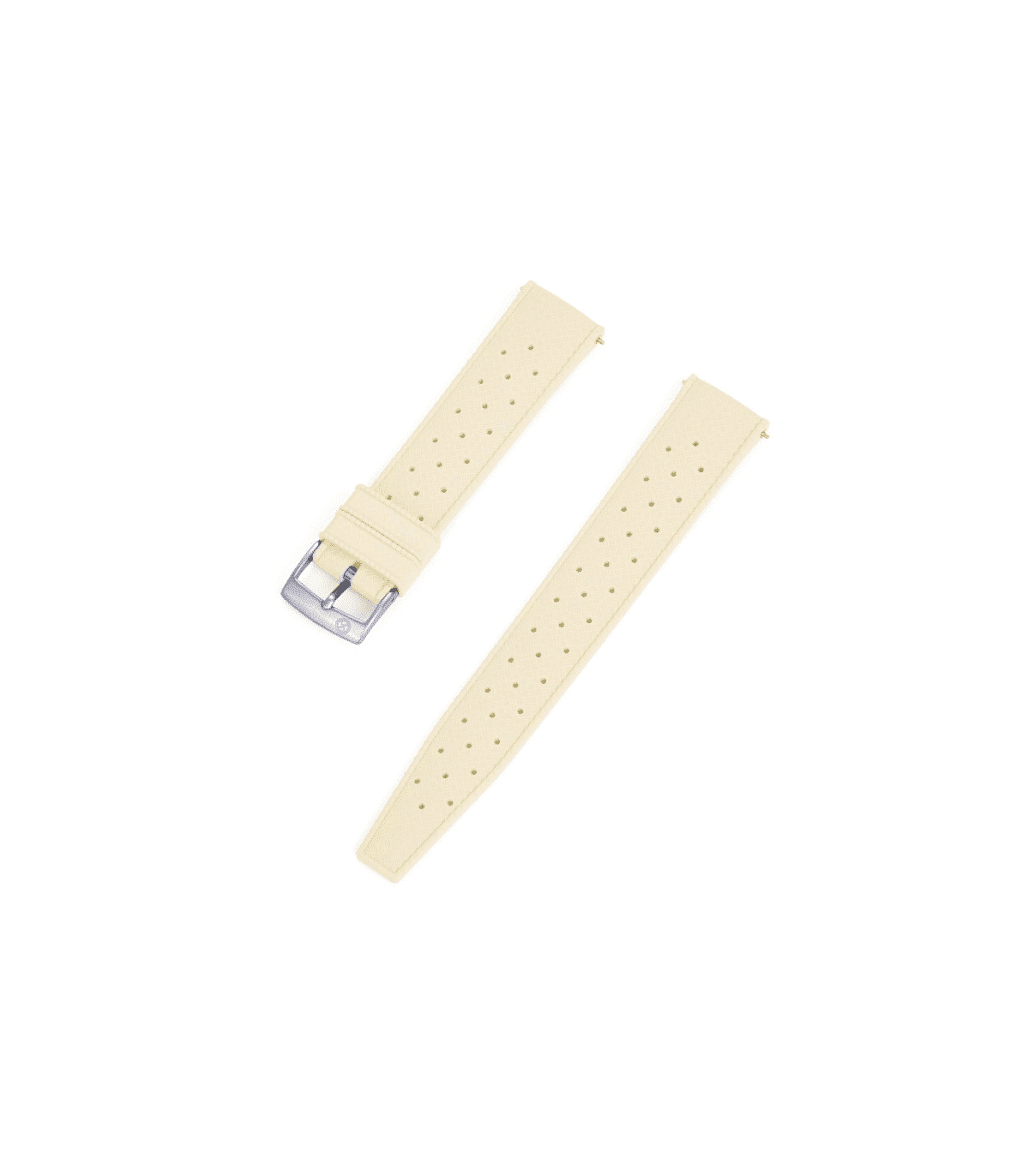 Beige Tropic rubber watch strap KronoKeeper