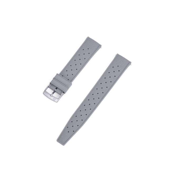 Bracelet de montre en caoutchouc Tropic gris KronoKeeper
