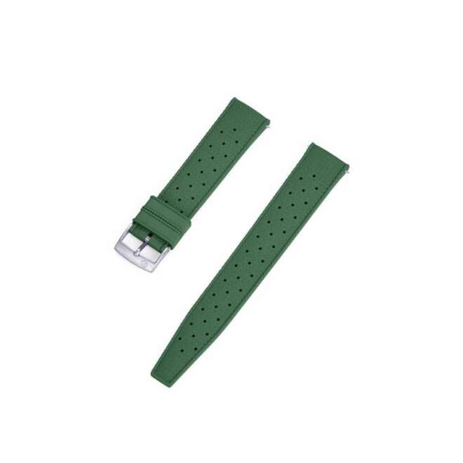 Bracelet de montre en caoutchouc tropic vert de KronoKeeper