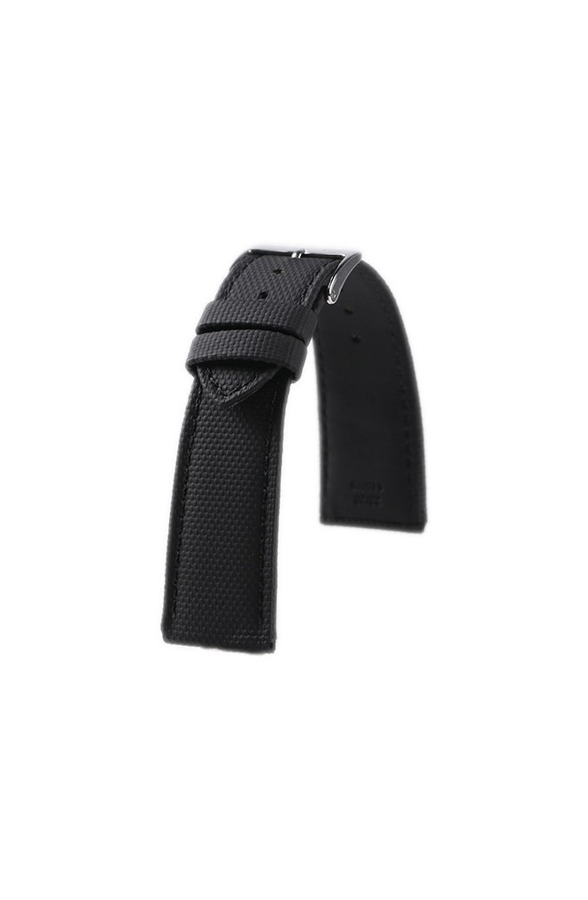 Bracelet montre en caoutchouc noir Kronokeeper Rubens