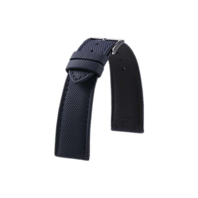 Bracelet de montres en caoutchouc et doublure cuir Kronokeeper Rubens Navy