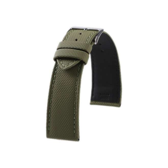 Bracelet de montres en caoutchouc vert Kronokeeper Rubens Olive