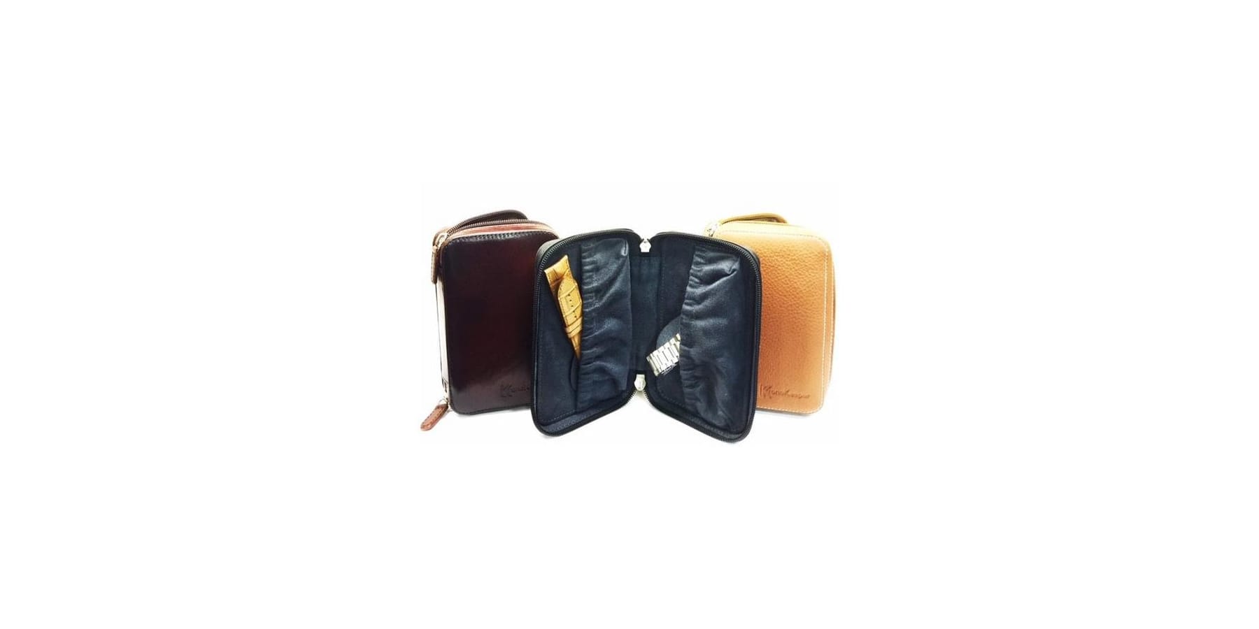Compact case for 2 Kronokeeper watches