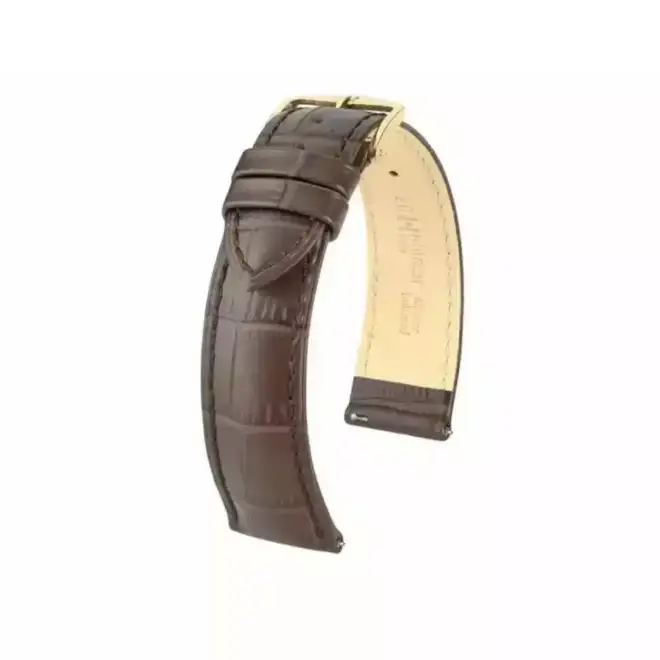 Bracelet de montre Hirsch Duke en cuir de veau Hirsch