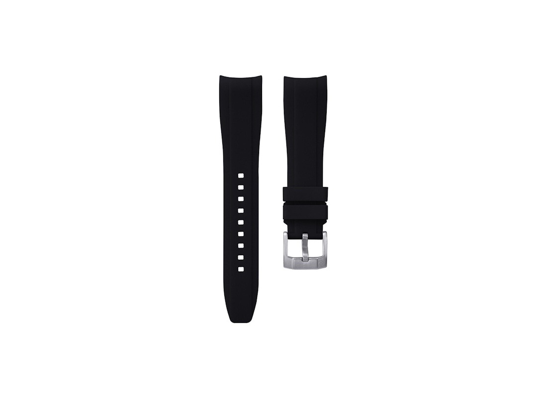 Integrated black rubber strap for KronoKeeper watch