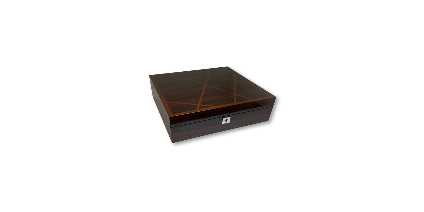 Walnut and Macassar 12-watch box Kronokeeper Marquetry - Image 2