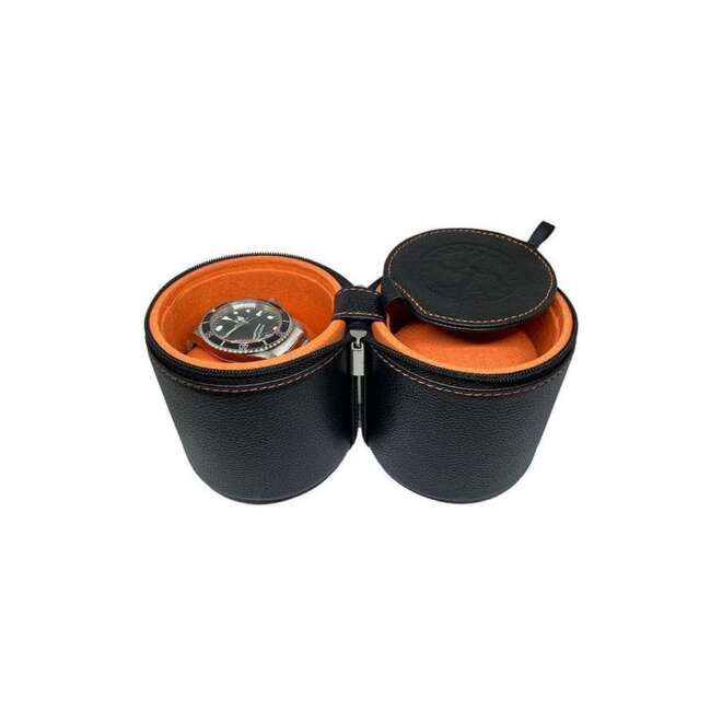 Tube pour 2 montres en cuir Kronokeeper