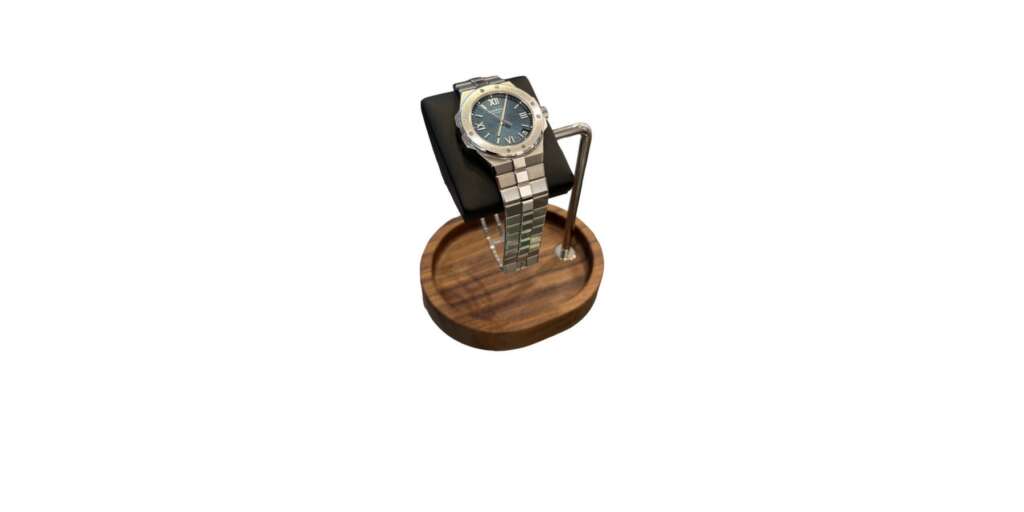 Kronokeeper walnut watch stand