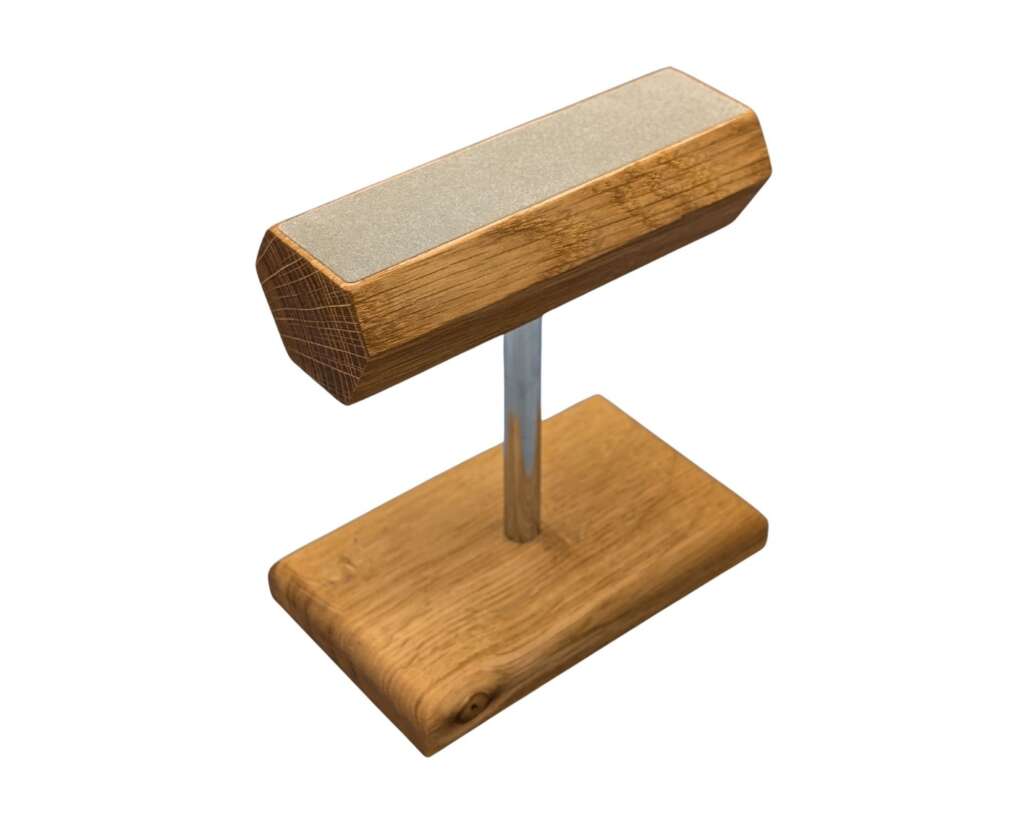 Support montre en bois de chêne OHSelection gris