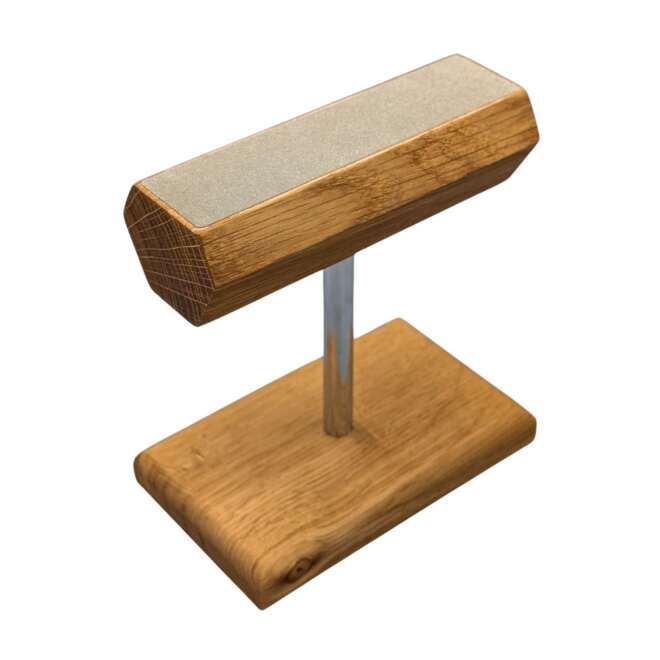Support montre en bois de chêne OHSelection gris