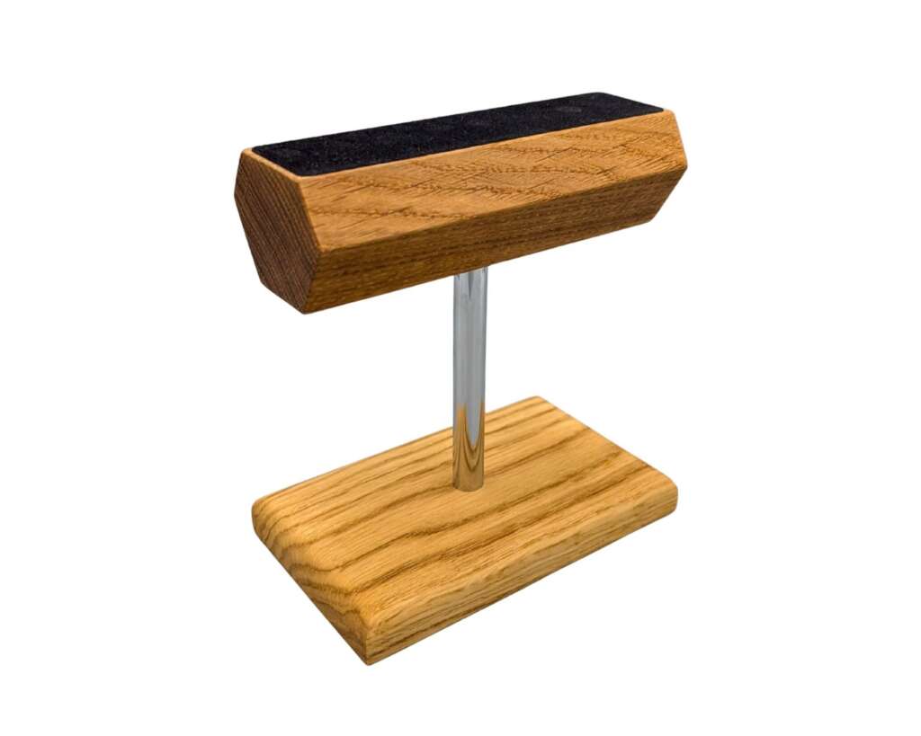 Support montre en bois de chêne OHSelection noir