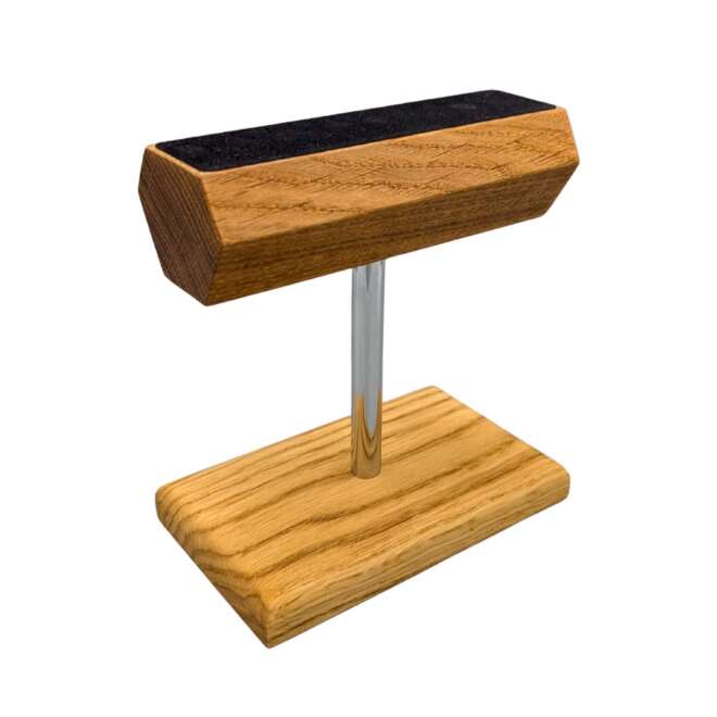 Support montre en bois de chêne OHSelection noir