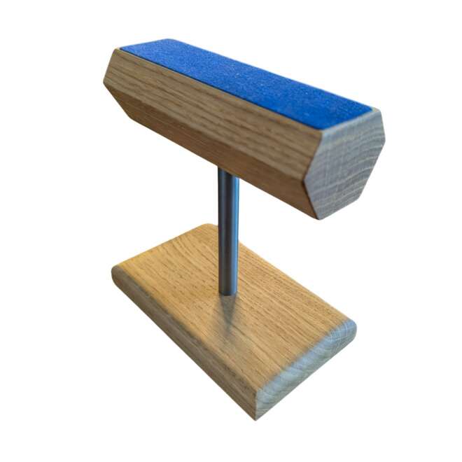 Watch Stand en bois de chêne OHSelection bleu